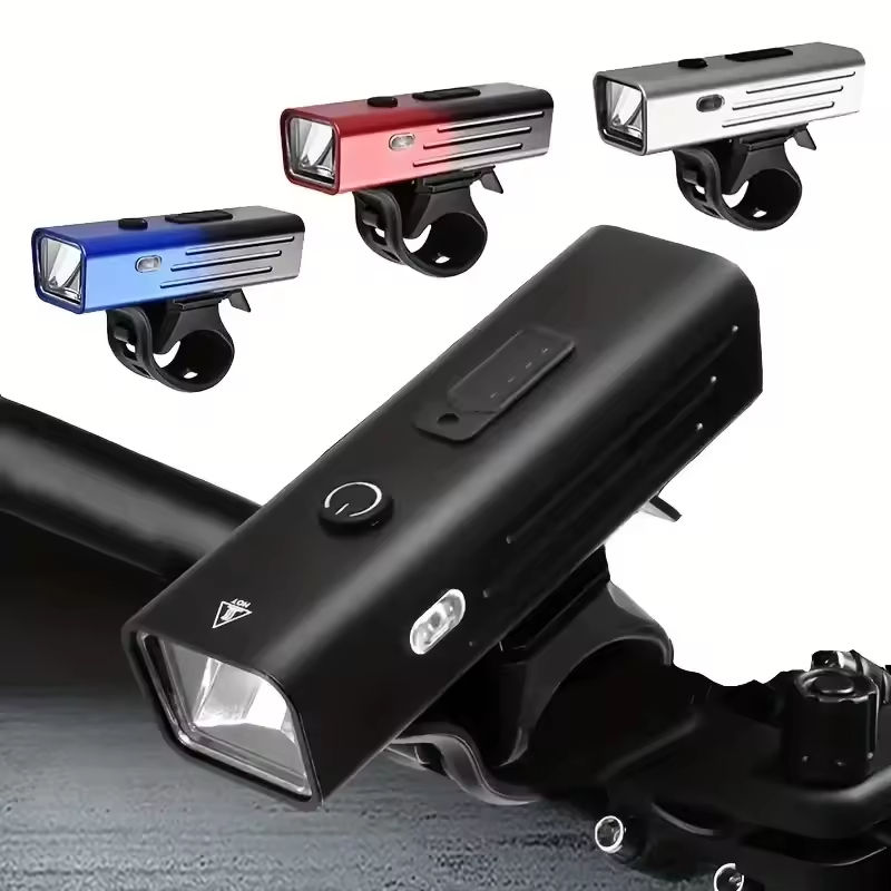 High Lumens Bike Light Aluminum Alloy Durable Smart Light-sensing Bicycle Headlight With Warning Side Bicycle Front Light