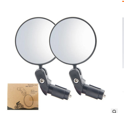 Universal Foldable Convex Rearview Mirror for Mountain Road Bicycle Cruiser and BMX Riding Equipment