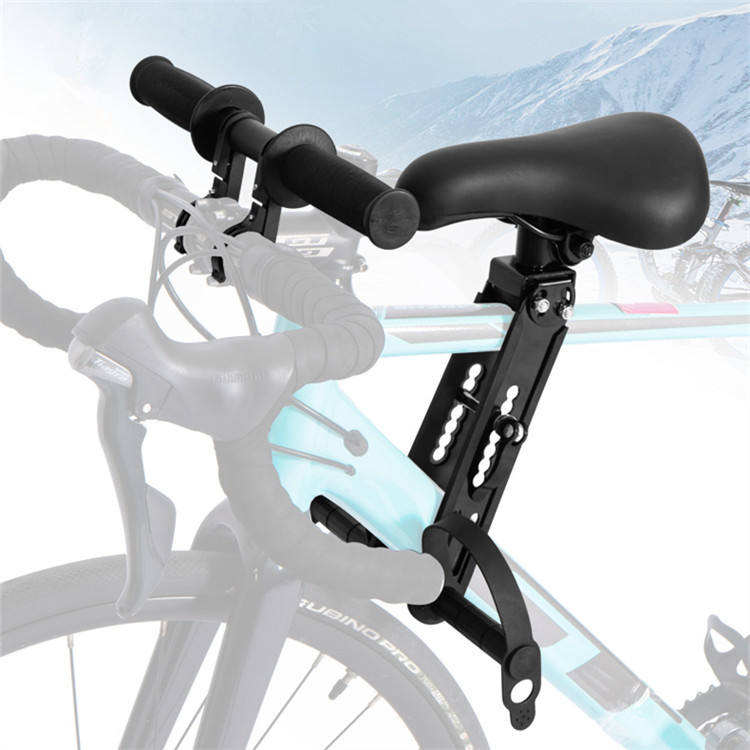  Bicycle Frame Kids Saddle Parts Mountain Bike Seat Quick Release Front for 2 3 4 Year Old Child Soft Baby Cycling Seat