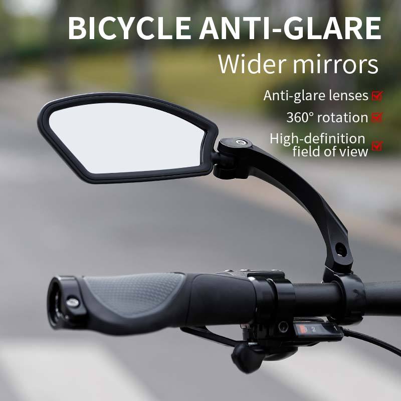Electric Bike Mirrors Clear Wide Range Back Sight Reflector Universal Bicycle Rear View Cycling Safety Mirror