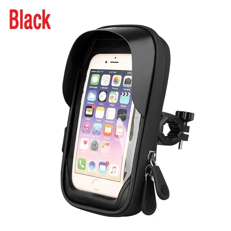 Bicycle Phone Holder Waterproof Phone Box Touch Screen Case Bike Motor Motorcycle Handlebar Cellphones Stand