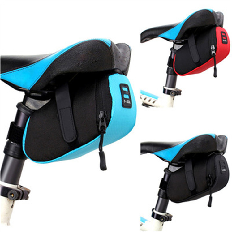 Portable Outdoor Cycling Bike Tail Bag with Tool Kit Storage Waterproof Rear Saddle Bag for Mountain Bike Equipment