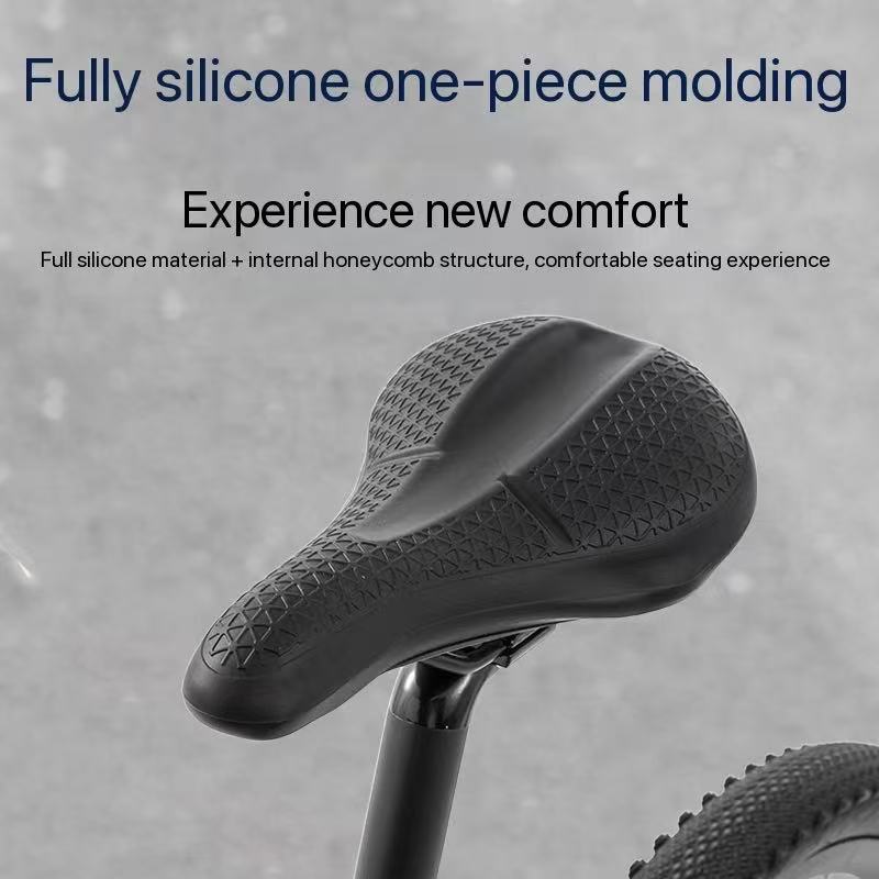 Wholesale Bicycle Seat Cover Soft Thickened Silicone Hollow Seat Cushion Men's and Women's Highway Mountain Bike Saddle Cover
