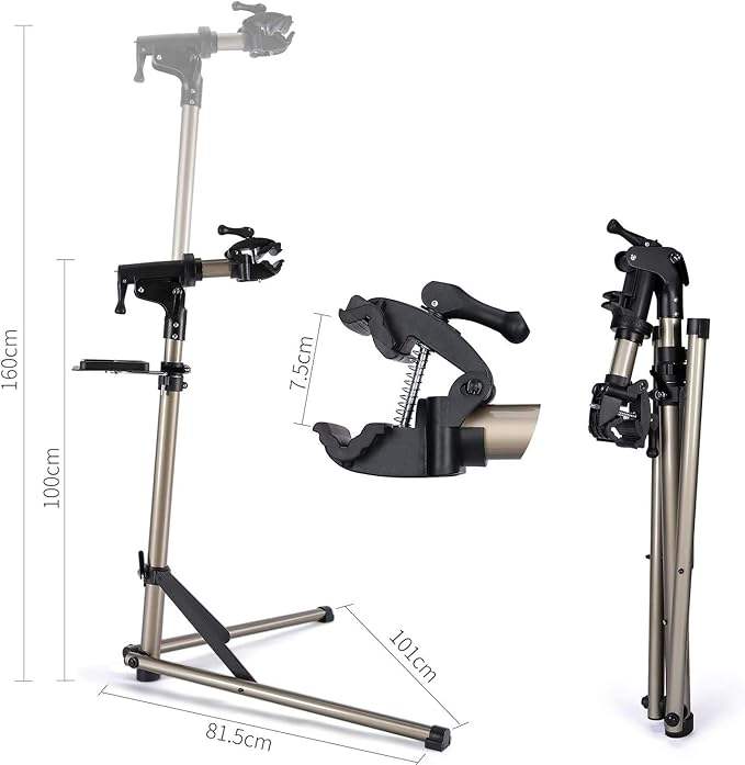 Height Adjustable Bicycle Repair Rack Strong Solid Portable Stand for MTB Road All Type Bikes Stable Bike Stand