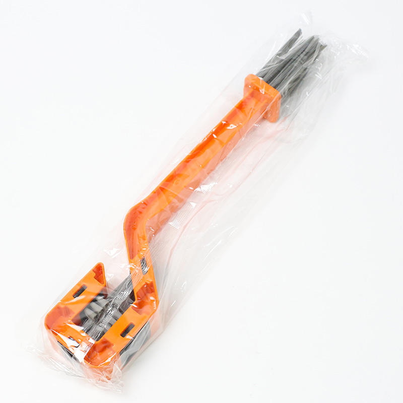 Double Head Universal Bicycle Chain Cleaning Brush for Road/BMX Bike Post-Ride Cleaning Wear-Resistant Maintenance Accessory