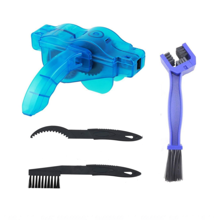 Mini 3D Motorbike Chain Cleaner Kit Quick Chain Brushes for Bicycle Cleaning Plastic Tools for Cycling Accessories
