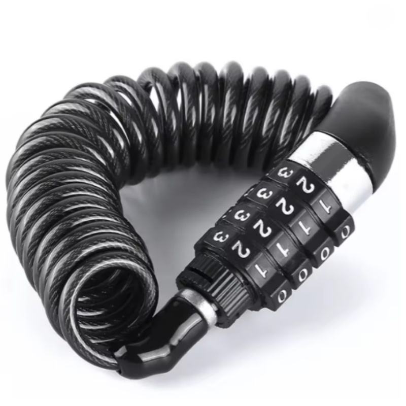 Bicycle lock wire chain Bicycle mountain bike motorbike anti-theft combination lock luggage helmet universal locks Accessories