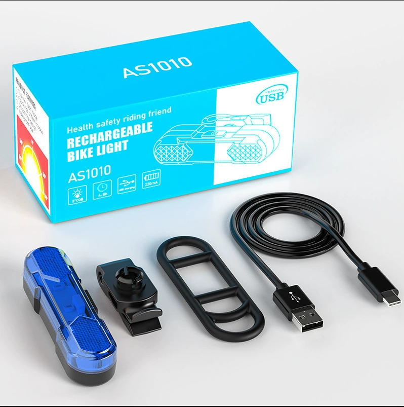 New Product High-Bright Safety Reminder Light USB Fast Charging Bicycle Tail Light Bicycle Light