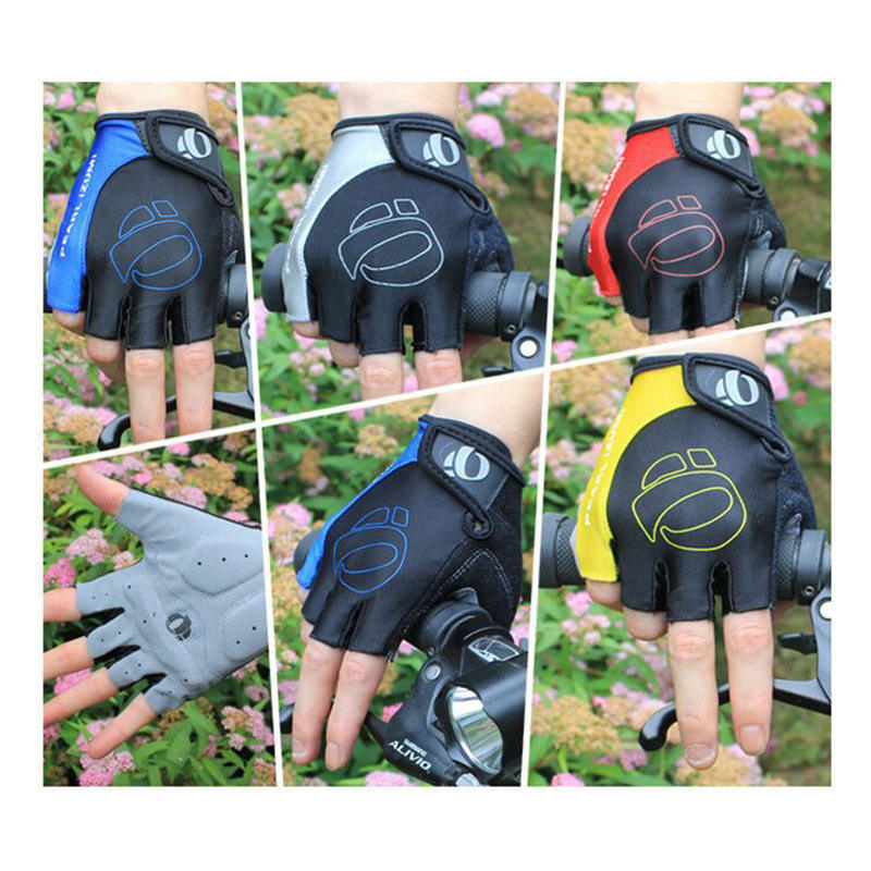 Half Finger Cycling Gloves Anti-Slip Anti-sweat Anti Shock MTB Road Bike Gloves Bicycle Left-Right Hand Gloves