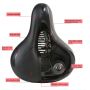 Hot Sale Deep Dent Reflective Stripes Comfortable Thickened Bike Saddle Soft Waterproof Breathable Bicycle Spring Seat
