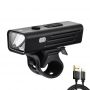 High Lumens Bike Light Aluminum Alloy Durable Smart Light-sensing Bicycle Headlight With Warning Side Bicycle Front Light