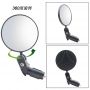Universal Foldable Convex Rearview Mirror for Mountain Road Bicycle Cruiser and BMX Riding Equipment