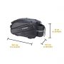 Wholesale Customized Bicycle Saddle Bag Waterproof Bike Backseat Bag Bicycle Cargo Trunk Organizer Pannier Bag