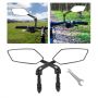 Bicycle Mirror 360 ° Rotating Wide Range Rearview MTB Road Bike Rearview Mirror Summer Riding Accessories