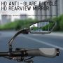 Electric Bike Mirrors Clear Wide Range Back Sight Reflector Universal Bicycle Rear View Cycling Safety Mirror