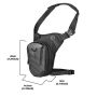 Wholesale Men's Waterproof Outdoor Cycling Crossbody Riding Bag Hard Shell Leg Bag with Waist Design Bike Bags