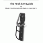 Bike Garage Wall Mount Hanger Storage System Vertical Bike Hook with Protector Hanging Garage Bike Rack