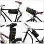 Bicycle Front Tube Bag Waterproof Large Capacity Handlebar Bag Portable Multifunctional Shoulder Bike Bag