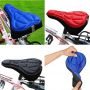 Bicycle Saddle 3D Soft Cycling Seat Cover MTB Mountain Bike Thickened Sponge Pad Outdoor Breathable Cushion Bike Accessories