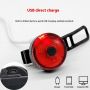MTB Road Bike Tail Light Outdoor Charging Highlight Cycling Warming Rear Light Easy to Install Bicycle Taillight