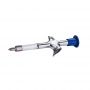 Durable Aluminum Bicycle Grease Gun with Silver Plastic Handle 18cm 63g for MTB Bike Repair and Maintenance