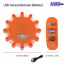 LED Emergency Lights Flare 9Modes Safety Warning Flashing Lamp Red Strobe Dash Light for Trucks Vehicle Car
