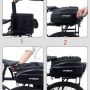 Large Waterproof Adjustable Strap Portable Bicycle Pannier Bag with Wear Resistant Fabric Bike Rear Bag for Outdoor Touring