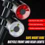 Bicycle Tail Light Plastic Battery Powered Waterproof LED Night Riding Warning & Turn Signal Light for Mountain Bike