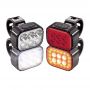 Waterproof Battery Bike Headlights LED Rechargeable Road Use Bicycle Light Set