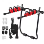 Outdoor Travel MTB Transport Rack 3 Bike Steel Car Rear Mounted Bike Rack for Car Bicycle Carrier