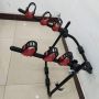 Outdoor Travel MTB Transport Rack 3 Bike Steel Car Rear Mounted Bike Rack for Car Bicycle Carrier