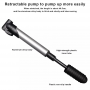 Mini Bike Pump Cycling Hand Air Pump Tire Inflator Schrader Presta Valve Bicycle Accessories MTB Bike Pump