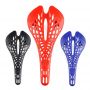 Factory Super Light Bike Saddle Hollow Pattern Mountain Road Fixed Gear Bicycle Seat Ventilation Made Plastic