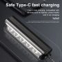 Aluminum Alloy USB Bicycle Headlights High Brightness Night Riding Flashlight for Outdoor Cycling 6V Voltage New Condition