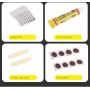 Multi-function Bicycle Repair Tools Kit Bike Flat Tire Repair Kit 16 in 1 Hand Tools Allen Wrench Spanner Socket Bag
