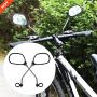 Adjustable 360 Rotation Bicycle Rear View Tail Mirror Universal BMX Bike Parts Side Mirror for Rearview Reflection