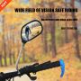 Adjustable 360 Rotation Bicycle Rear View Tail Mirror Universal BMX Bike Parts Side Mirror for Rearview Reflection