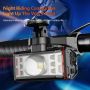 LED Bicycle Front Light USB Rechargeable Bike Handlebar Flashlight Waterproof Outdoor Bike Headlight for Night Riding