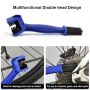 Motorcycle Chain Clean Brush Mountain Bicycle Dental Disk Cleaning Brush Chain Cleaner Lash Brushes for Cleaning