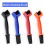 Motorcycle Chain Clean Brush Mountain Bicycle Dental Disk Cleaning Brush Chain Cleaner Lash Brushes for Cleaning