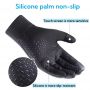 Winter Cycling Running Driving Hiking Walking Women Men Ski Gloves Liners Thermal Warm Touch Screen Gloves